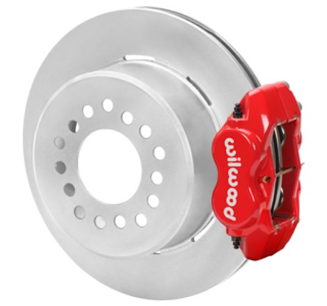 Wilwood Forged Dynalite P/S Park Brake Kit Drilled Red 15 Bolt 2.75in Offset Plain Faced Rotor