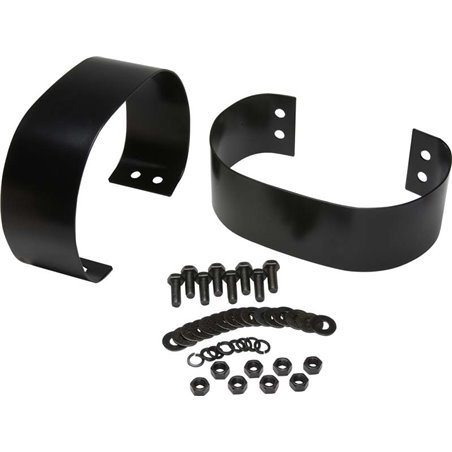 Kentrol 76-95 Jeep CJ/Wrangler YJ Bumperettes Pair - Powdercoat Black