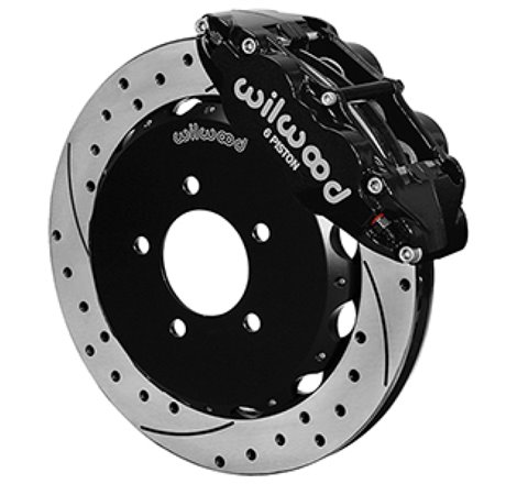 Wilwood 2013+ Honda Civic57mm Forged Narrow Superlite 6R Big Brake Front Brake Kit - Drilled Rotors