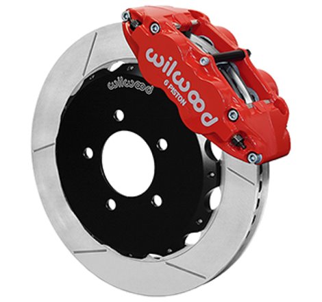 Wilwood 2013+ Honda Civic OEM 57mm Forged Narrow Superlite 6R Big Brake Front Brake Kit - Red