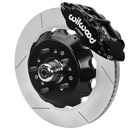 Wilwood Forged 6 Piston Superlite Caliper, SRP 72 Vane Vented Spec37 Slotted Rotor - 14.00x1.25