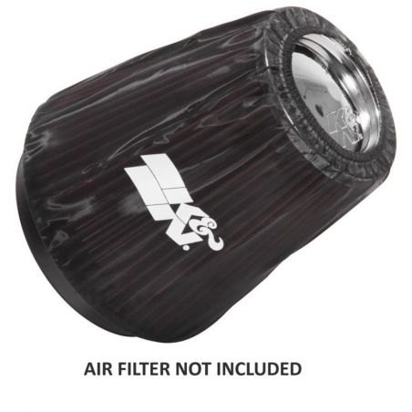 K&N Black Drycharger Round Tapered Custom Air Filter Wrap