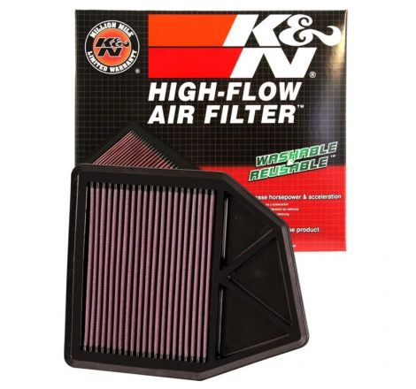 K&N 08 Honda Accord 2.4L-L4 Drop In Air Filter