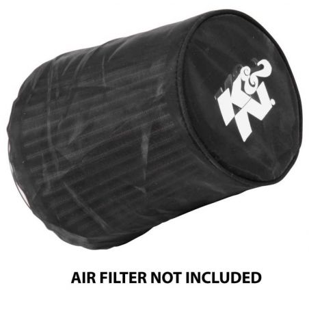 K&N Black Drycharger Rectangle Straight Air Filter Wrap - Black