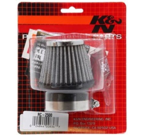 K&N Universal Clamp-On Air Filter 1-15/16in FLG / 3in B / 2in T / 2-1/2in L