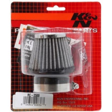 K&N Universal Clamp-On Air Filter 1-15/16in FLG / 3in B / 2in T / 2-1/2in L