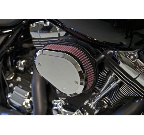 K&N Street Metal Intake System Chrome for Harley Davidson