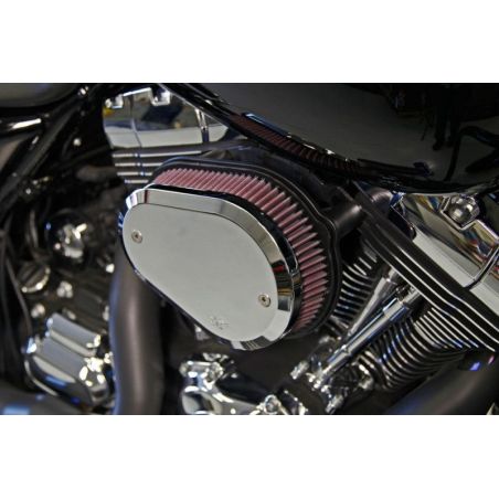 K&N Street Metal Intake System Chrome for Harley Davidson