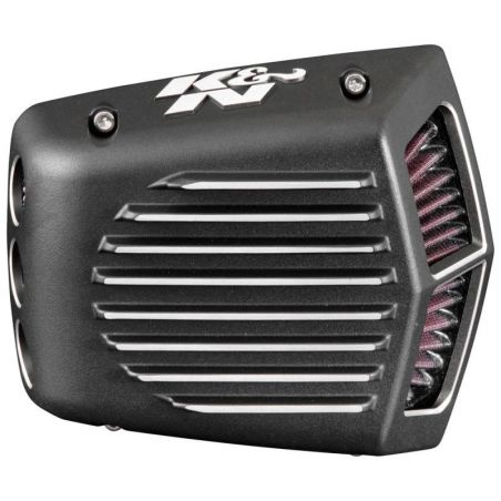 K&N Street Metal Intake System for 08-16 Harley Davidson Touring Models - Shaker Black