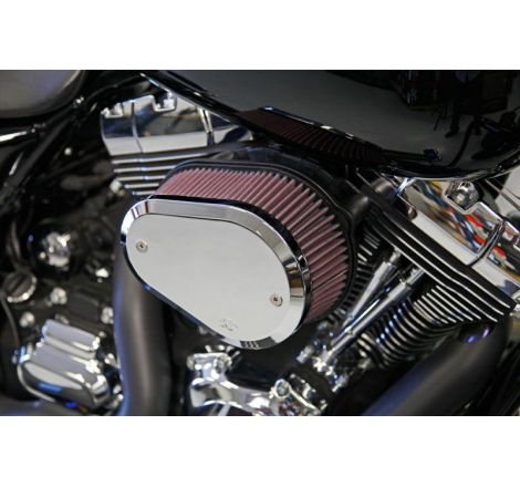 K&N 08-15 Harley Davidson Street Metal Intake System - Chrome