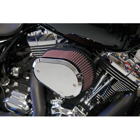 K&N 08-15 Harley Davidson Street Metal Intake System - Chrome