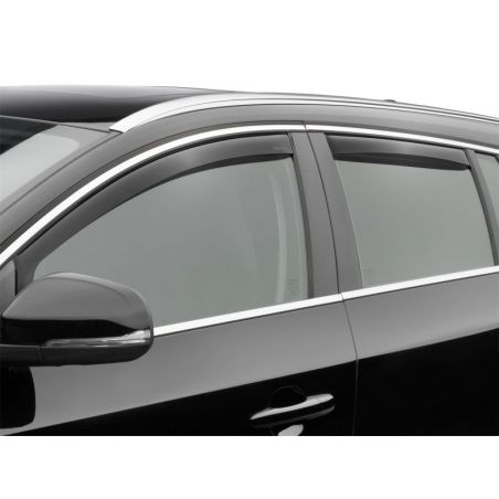 WeatherTech 11-15 Volvo V60 Front and Rear Side Window Deflectors - Dark Smoke