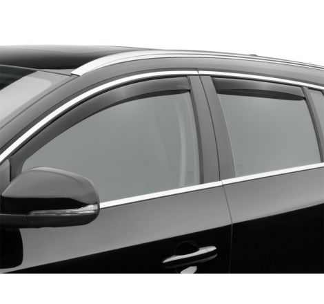 WeatherTech 11-15 Volvo V60 Front and Rear Side Window Deflectors - Dark Smoke