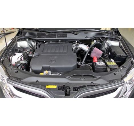 K&N 07-10 Toyota Camry V6-3.5L Silver Typhoon Short Ram Intake