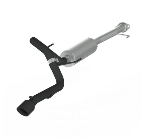 MBRP 10-18 Toyota 4 Runner BLK 4in O.D Tip Single Rear Exit 2.5in Cat Back Exhaust