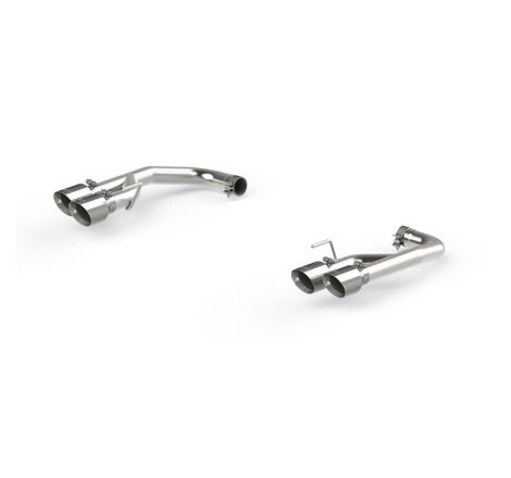 MBRP 18-20 Ford Mustang GT 2.5in T304 Non Active Dual Axle Back Exhaust System - 4in Dual Wall Tips