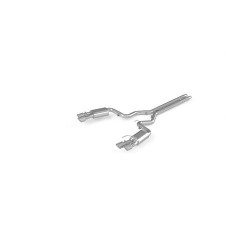 MBRP 18-19 Ford Mustang GT 5.0 3in Dual Split Rear Cat Back w/ Quad 4.0in Dual Wall Tips- T304