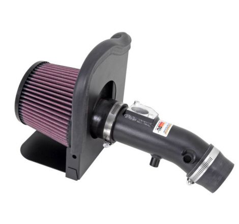 K&N 06-10 Toyota Yaris L4-1.5L Flat Black Typhoon Short Ram Intake