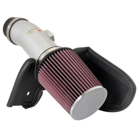 K&N 08 Honda Accord 3.5L-V6 Silver Typhoon Short Ram Intake