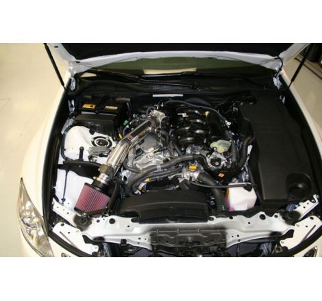 K&N 07-09 Lexus GS35 V6-3.5L Polished Typhoon Intake