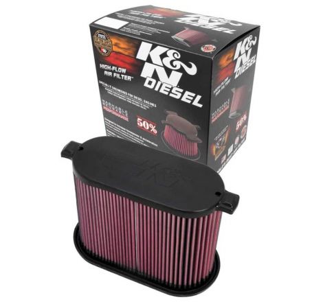 K&N 08-10 Ford F250 Super Duty 6.4L Drop In Air Filter