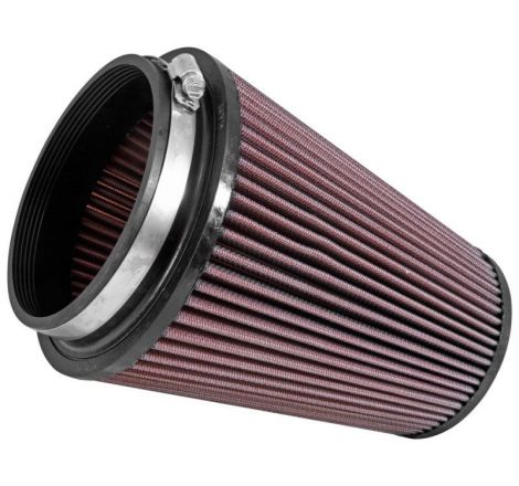 K&N Filter Universal Clamp-On Air Filter 5in Flange / 6-1/2in Base / 4-3/8in Top / 8in Height