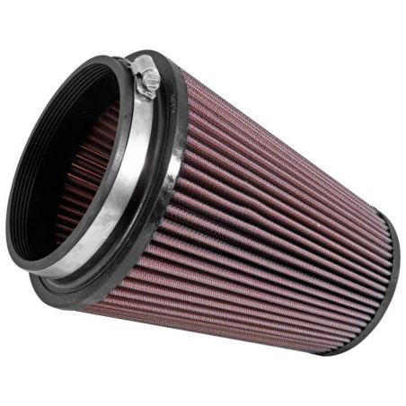 K&N Filter Universal Clamp-On Air Filter 5in Flange / 6-1/2in Base / 4-3/8in Top / 8in Height