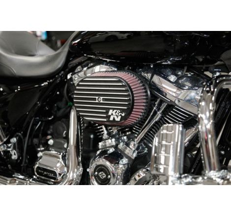 K&N Street Metal Intake System for 12-16 Harley Davidson Road King 103cl Side Draft Touring