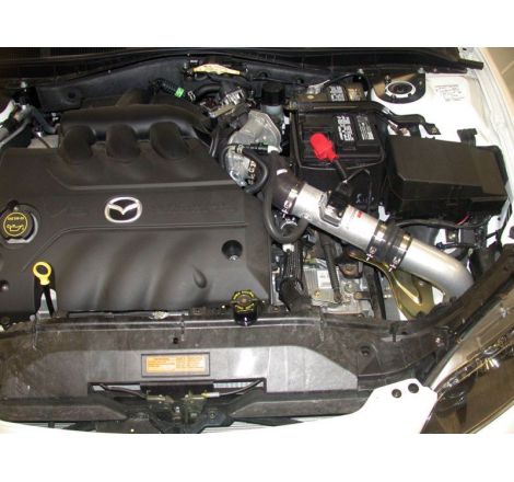 K&N 03 Mazda 6 V6-3.0L Silver Short Ram Typhoon Intake