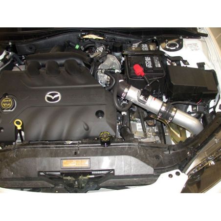 K&N 03 Mazda 6 V6-3.0L Silver Short Ram Typhoon Intake