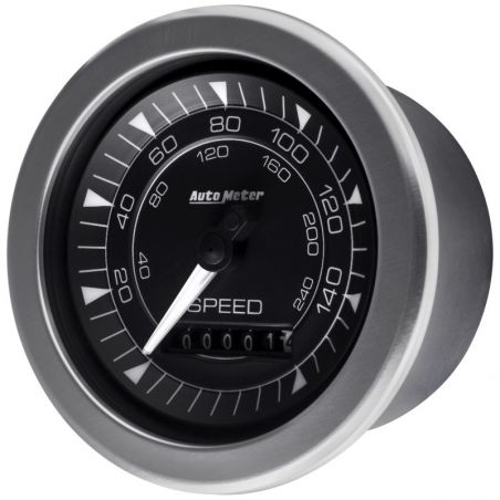 Autometer Chrono 3-3/8in 160MPH Electric Programmable Speedometer Gauge