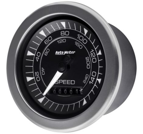 Autometer Chrono 3-3/8in 160MPH Electric Programmable Speedometer Gauge