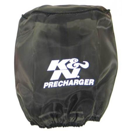 K&N Precharger Air Filter Wrap Round Straight Black 5in ID x 6in Height