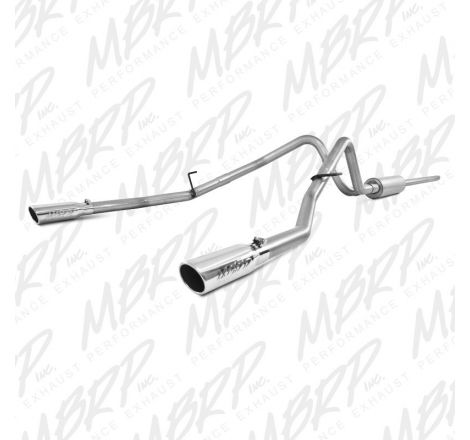 MBRP 2004-2008 Ford F150 4.6/5.4L EC/CC-SB Cat Back Dual Split Rear