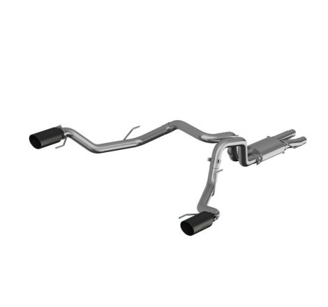 MBRP 17-20 Ford F-150 Raptor 3.5L Ecoboost Dual Rear Exit T409 3in Resonater Back Exhaust System