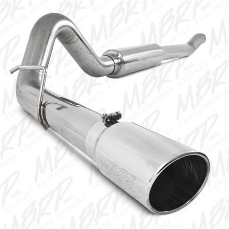 MBRP 2003-2007 Ford F-250/350 6.0L EC/CC Turbo Back Single Side (Stock Cat)