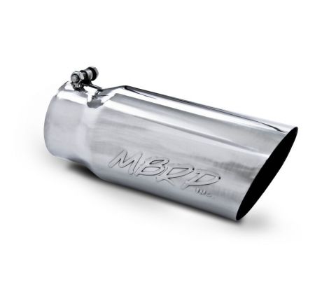 MBRP Universal Tip 5 O.D. Angled Single Walled 4 inlet 12 length