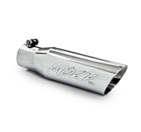 MBRP Universal Tip 3in O.D. Dual Wall Angled 2 inlet 12 length