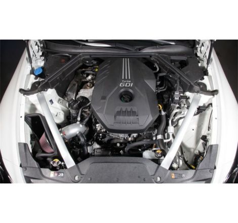 K&N 2018 Kia Stinger L4-2.0L F/I Silver Typhoon Short Ram Intake