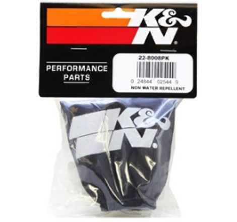 K&N Universal Precharger Air Filter Wrap Black