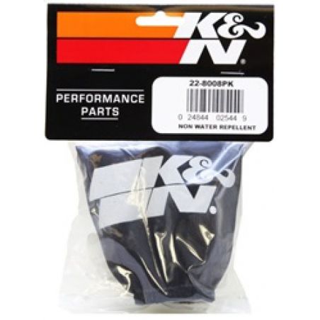 K&N Universal Precharger Air Filter Wrap Black