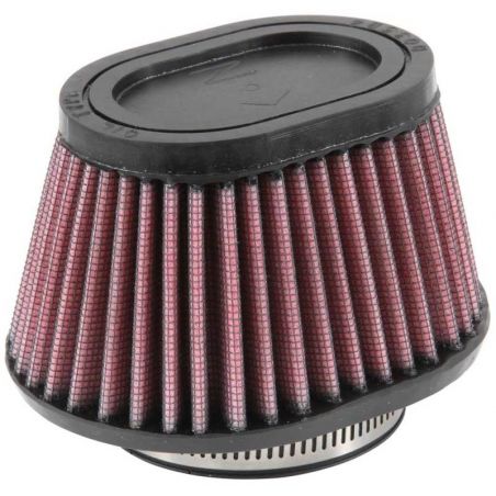 K&N Filter Universal Rubber Filter 2 7/16 inch Flange 4.5x3.75 inch Base 3.5x2.5 inch Top 2.75 inch