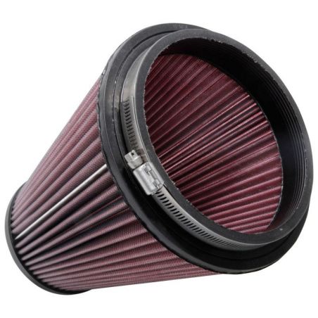 K&N Universal Round Tapered Filter 6in Flange ID x 7-1/2in Base OD x 4-1/2in Top OD x 9in Height