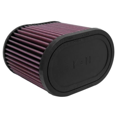 K&N Universal Oval Clamp-On Air Filter 2-3/4in Flange 6-1/4in Length 4in Width 5in Height