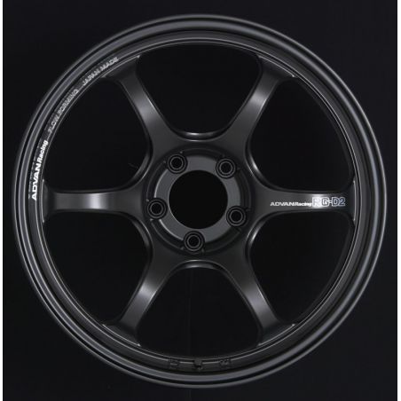 Advan RG-D2 15x5.5 +45 4-100 Semi Gloss Black Wheel