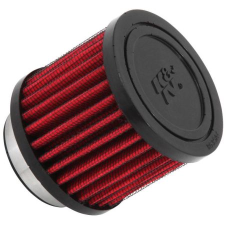 K&N 1.75 inch Vent 3 inch D 2.5 inch H Air Filter - Rubber Top