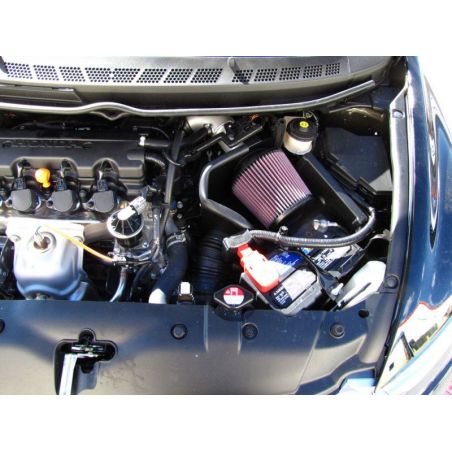 K&N 06-09 Civic 1.8L Silver Typhoon Short Ram Intake