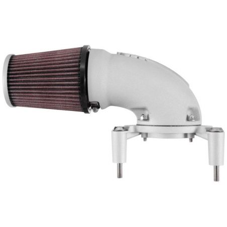 K&N 08-17 Harley Davidson Touring Models Performance Air Intake System Silver