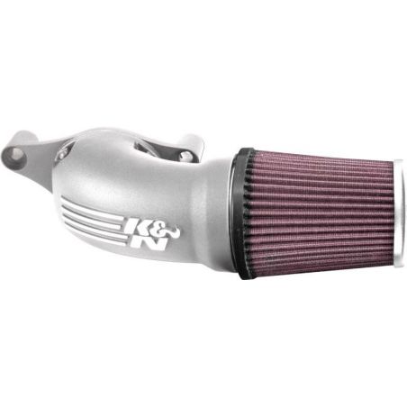 K&N 17-18 Harley Davidson Touring Models Performance Air Intake System Silver