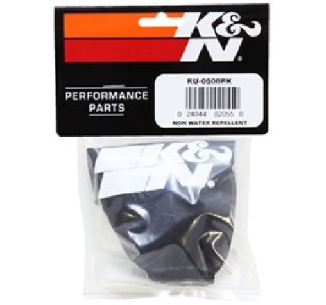 K&N Precharger Air Filter Wrap Black 4in Height 3.5in Inside Diameter